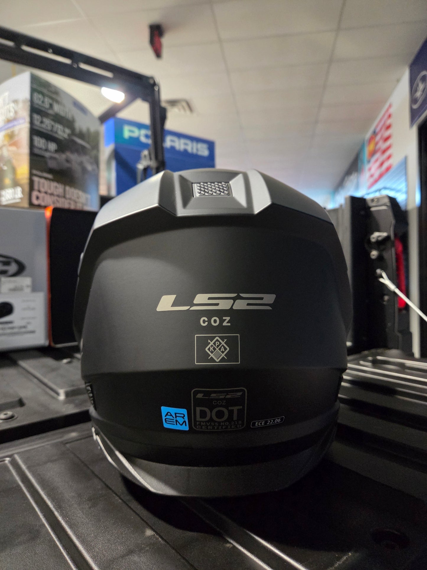 COZ MX HELMET MATTE BLACK
