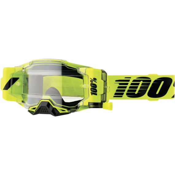 100% ARMEGA FORECAST GOGGLES - NUCLEAR CITRUS - CLEAR LENS