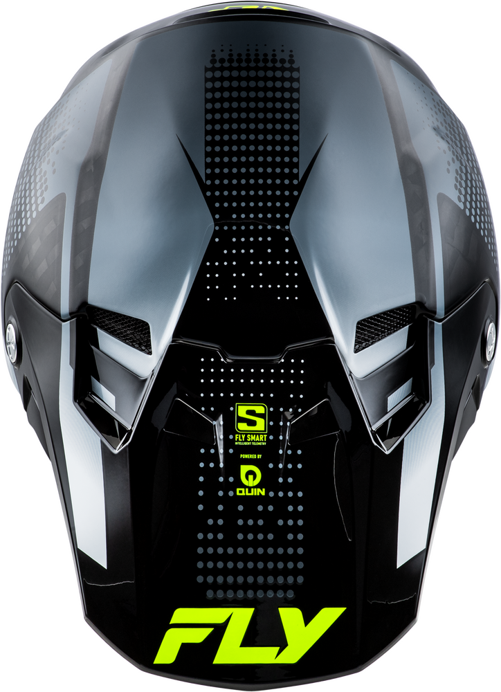 FLY RACING FORMULA S CARBON PROTOCOL HLMT BLACK CARBON/GREY/HI-VIS