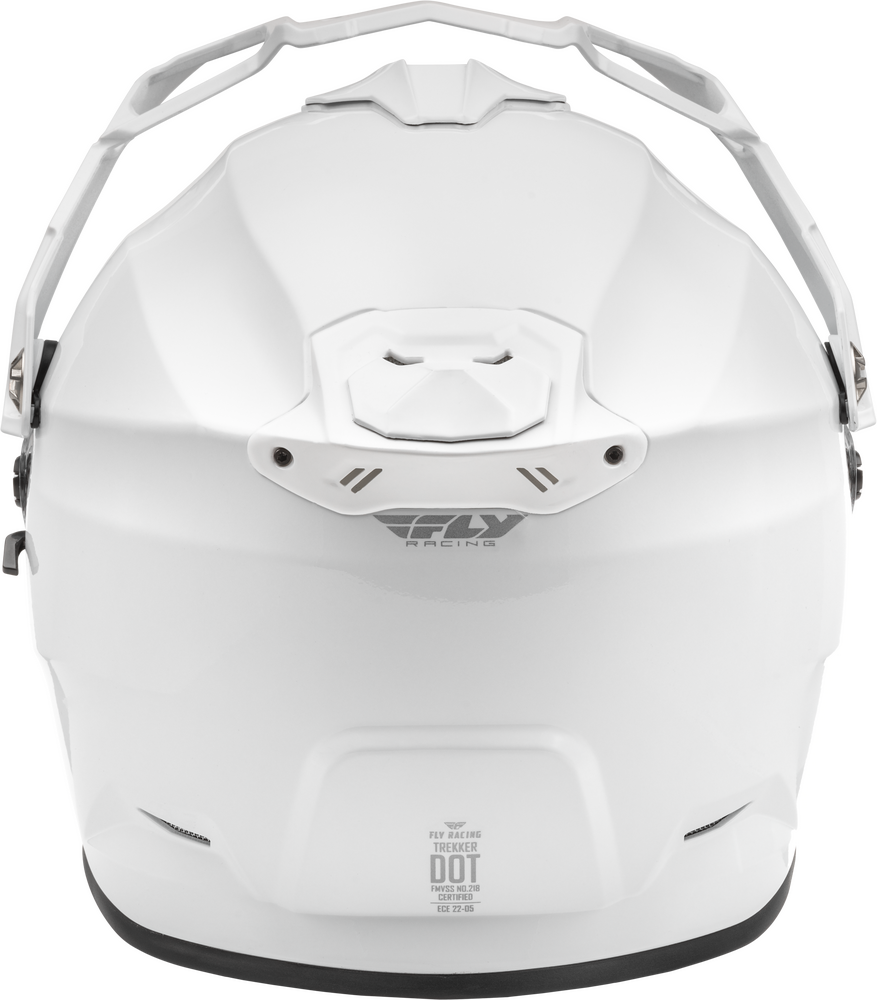 FLY RACING TREKKER SOLID HELMET WHITE