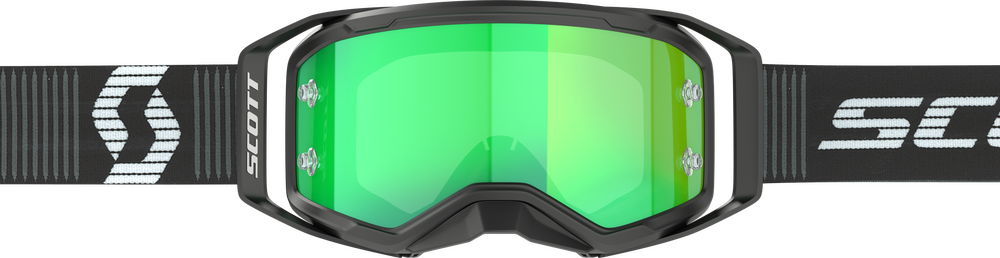 SCOTT PROSPECT 2.0 GOGGLE BLKWHT GREEN CHRM WORKS