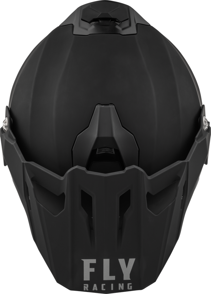 FLY RACING TREKKER SOLID HELMET MATTE BLACK