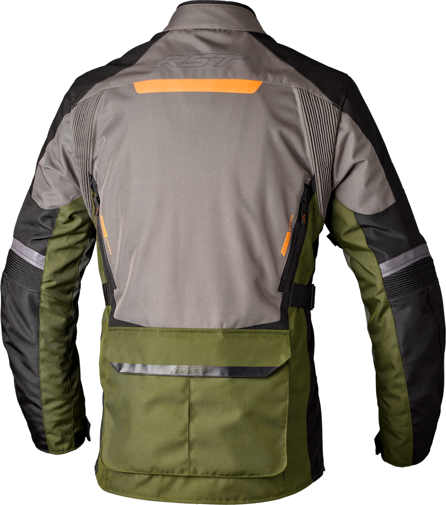 RST MAVERICK EVO CE JACKET KHAKI/GREY/ORANGE TEXTILE