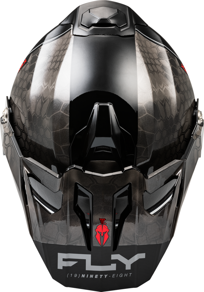 FLY RACING TREKKER KRYPTEK CONCEAL HELMET BLACK/GREY/WHITE