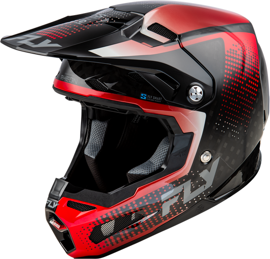 FLY RACING FORMULA S CARBON PROTOCOL HELMET BLACK CARBON/RED