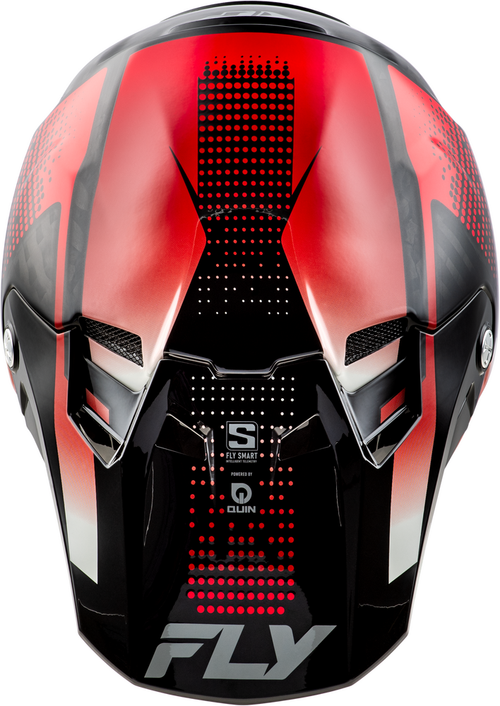 FLY RACING FORMULA S CARBON PROTOCOL HELMET BLACK CARBON/RED
