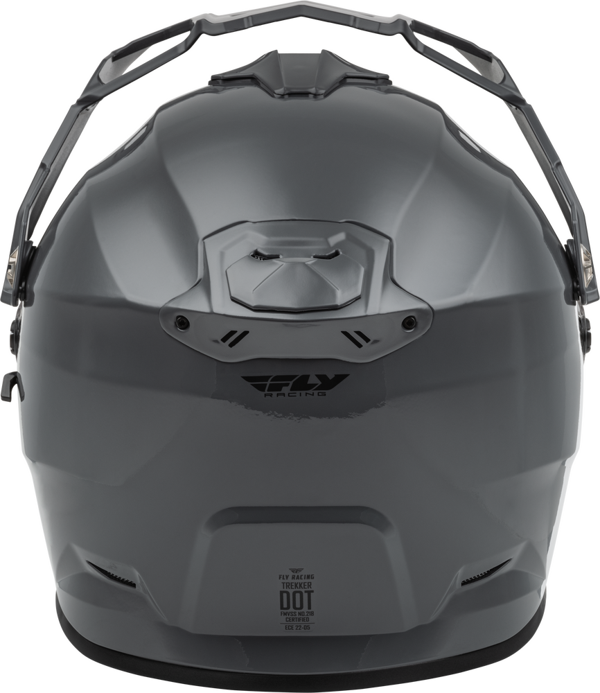 FLY RACING TREKKER SOLID HELMET GREY
