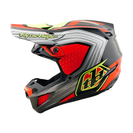 SE5 Composite Helmet Stripes Black/Infra Red