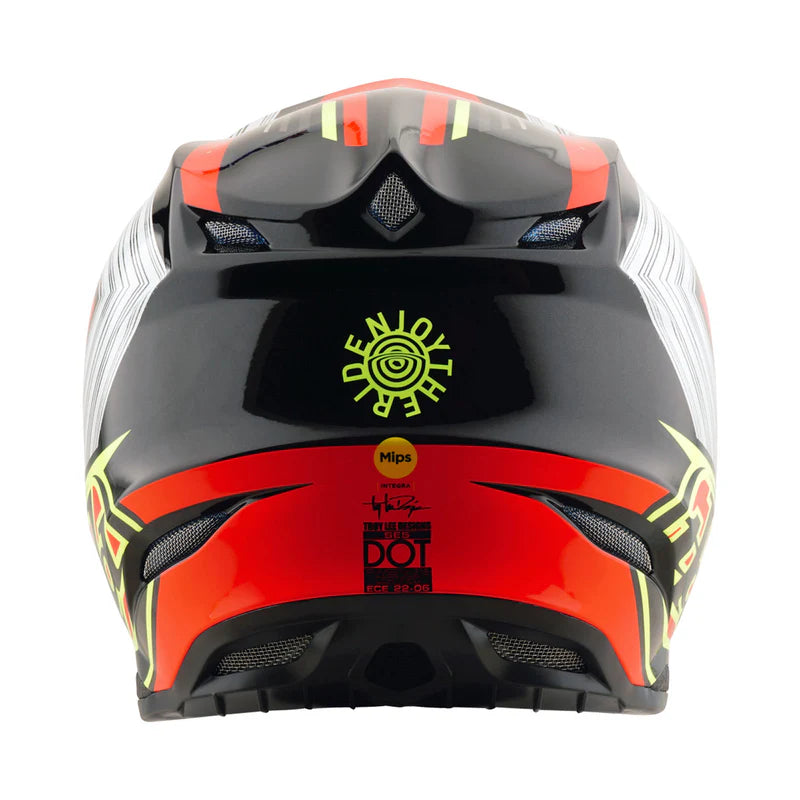 SE5 Composite Helmet Stripes Black/Infra Red