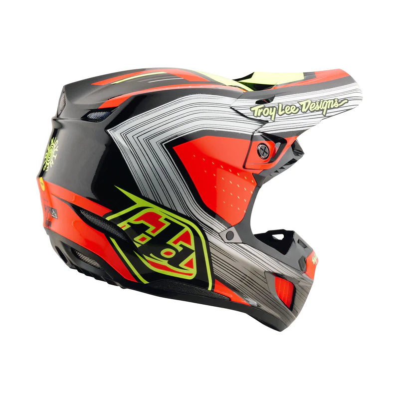 SE5 Composite Helmet Stripes Black/Infra Red