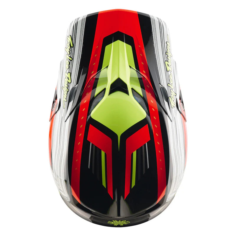 SE5 Composite Helmet Stripes Black/Infra Red