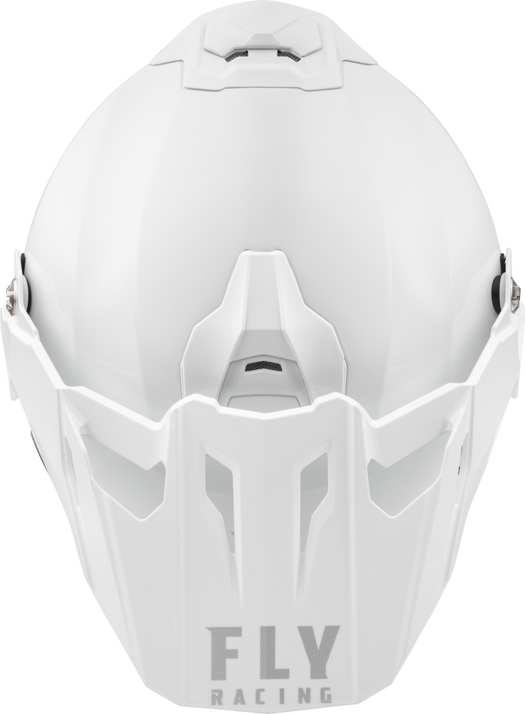 FLY RACING TREKKER SOLID HELMET WHITE