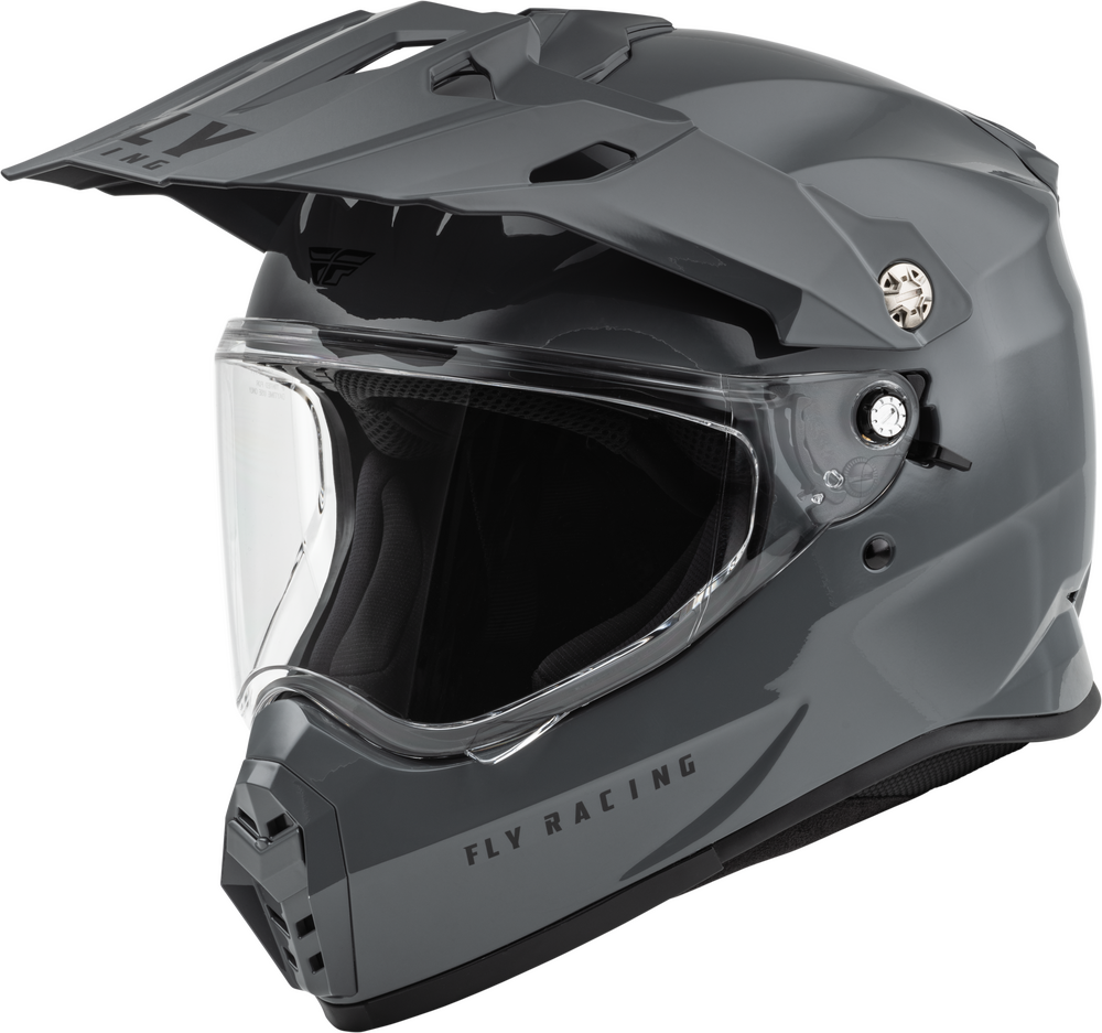 FLY RACING TREKKER SOLID HELMET GREY