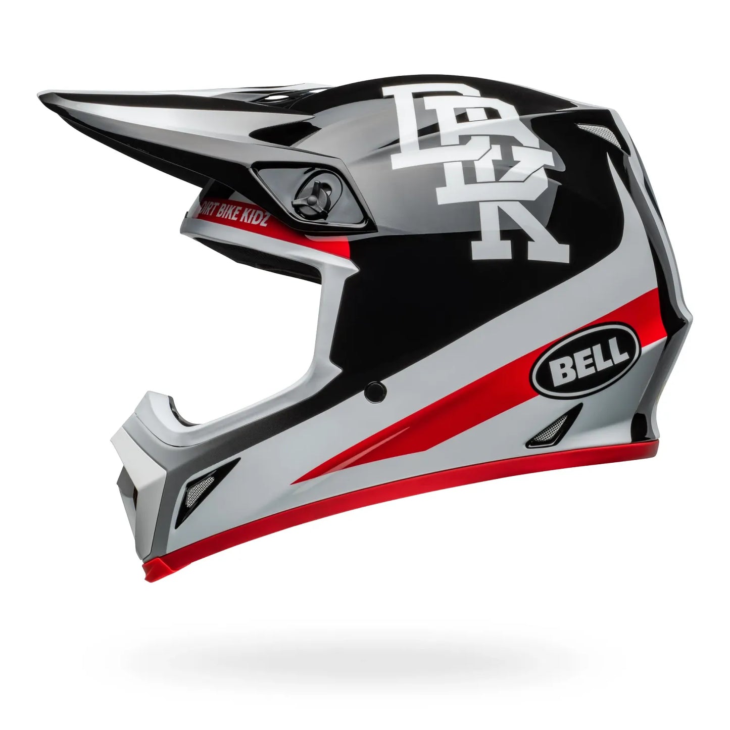 BELL PS MX-9 MIPS TWITCH DBK 24 GLOSS BLACK/WHITE