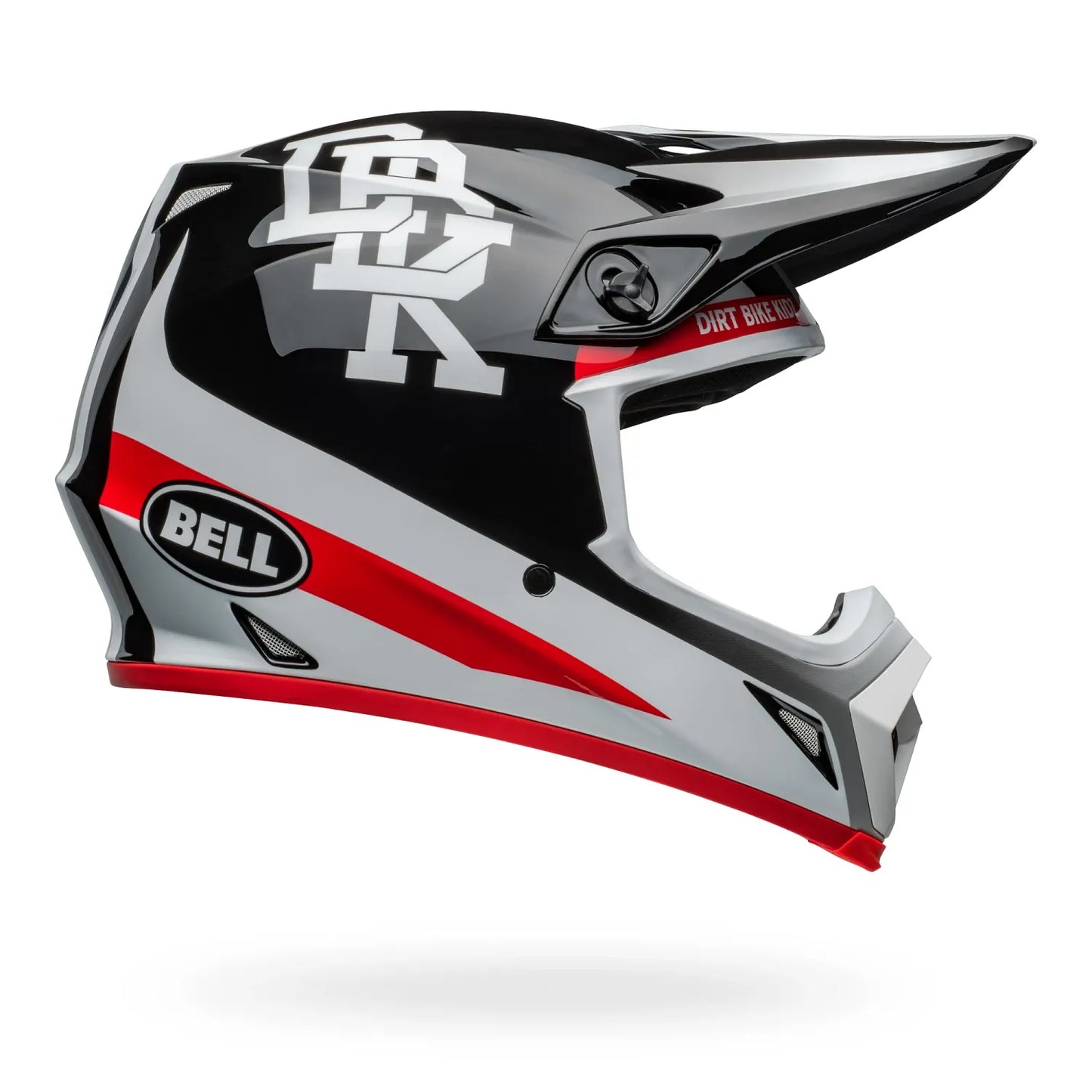 BELL PS MX-9 MIPS TWITCH DBK 24 GLOSS BLACK/WHITE