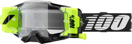 100% ARMEGA FORECAST GOGGLE BLACK CLEAR LENS