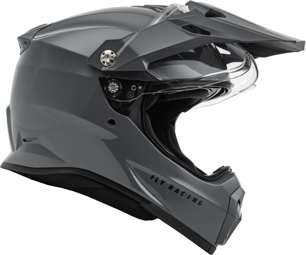 FLY RACING TREKKER SOLID HELMET GREY