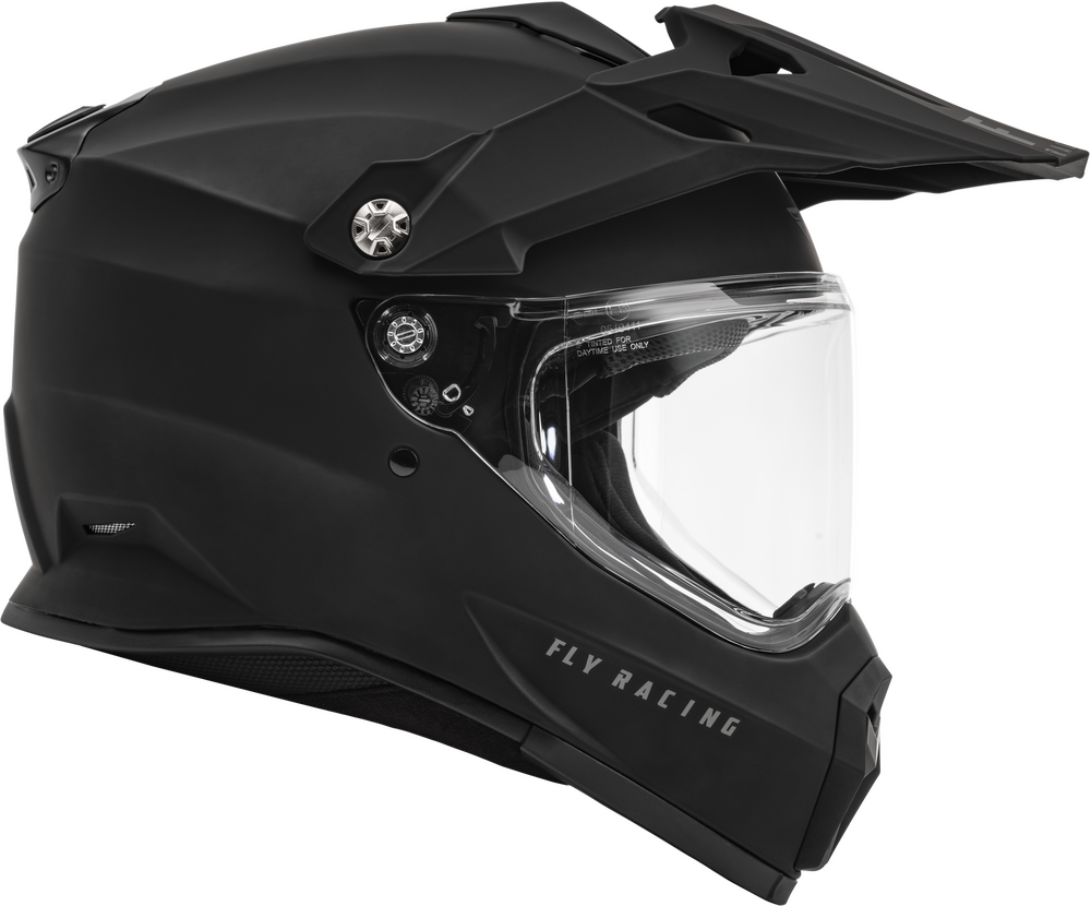 FLY RACING TREKKER SOLID HELMET MATTE BLACK