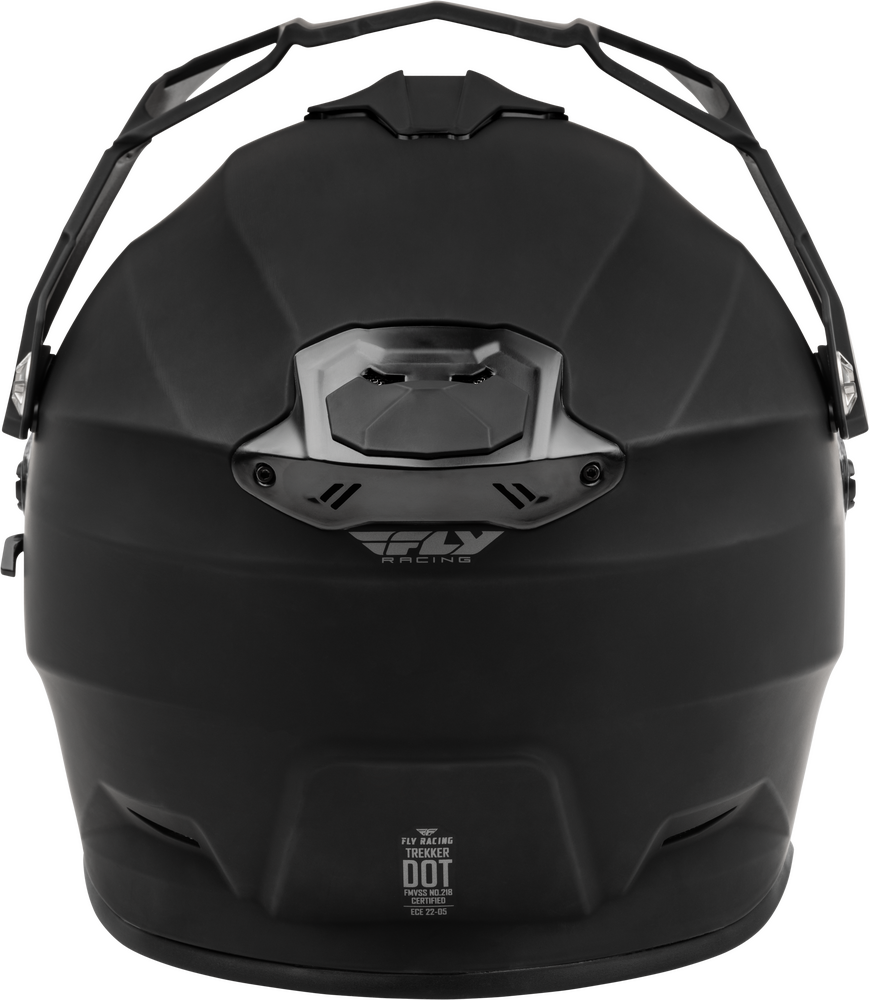 FLY RACING TREKKER SOLID HELMET MATTE BLACK