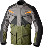 RST MAVERICK EVO CE JACKET KHAKI/GREY/ORANGE TEXTILE