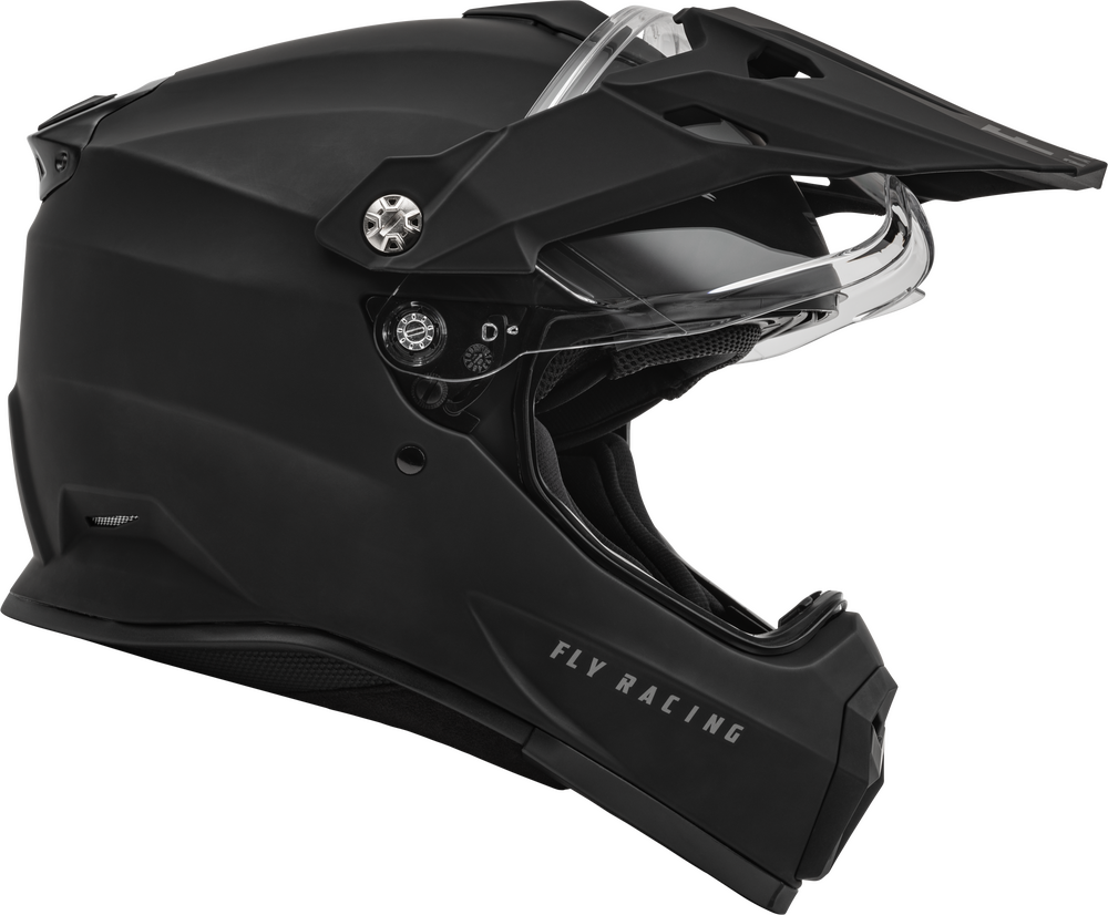 FLY RACING TREKKER SOLID HELMET MATTE BLACK
